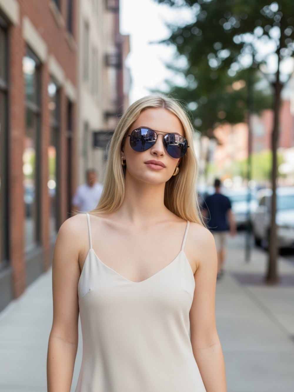 Ray-Ban Aviator Sunglasses RB3025 58mm Bronze Frame & Purple Green Lenses Unisex - Picture 3 of 13
